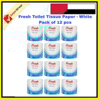 Fresh Toilet Tissue Paper - White -12 Pack_img_0