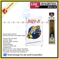 Bozon Ball Point Pen Refill 0.5Mm Black 100Pc - Fountain Pen_img_0
