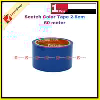 Colorful Scotch Tape Blue Green Red wide 2.5cm 60 meter 1pcs_img_1