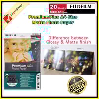 Fujifilm Matte Premium Plus Photo Paper A4 Size 20 Sheets_img_0