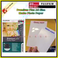 Fujifilm Matte Premium Plus Photo Paper A4 Size 20 Sheets_img_1