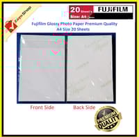 Fujifilm Glossy Premium Quality Photo Paper A4 Size 20 Sheets_img_3