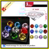 Paper weight Crystal Diamond shape 1 pcs Random color_img_0