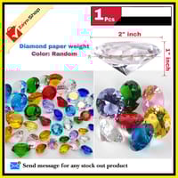 Paper weight Crystal Diamond shape 1 pcs Random color_img_1