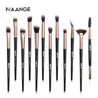 Maange 12ps Eye Brush Set (Black)_img_0