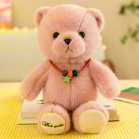 Adorable Bear Cub Plush Toy: Lucky Rag Doll for Children 28cm_img_4