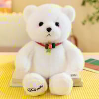 Adorable Bear Cub Plush Toy: Lucky Rag Doll for Children 28cm_img_6
