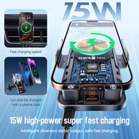 Transparent Electric Wireless Changing Phone Holder_img_0