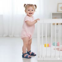 Baby Girls Embroidery Denim Sandals (0 to 12 months) for yours BABUU_img_1