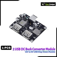 QC3.0 QC2.0 2 USB DC-DC Buck Converter Charging Step-Down Module | Fast Quick Charger Circuit Board_img_0