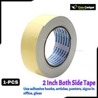 2 Inch Double-Sided Heavy-Duty Foam Tape, Both-Side Adhesive_img_0