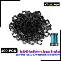 100-PCS 18650 Li-ion Battery Spacer Bracket Holder | Single-Cell Plastic Spacer_img_0