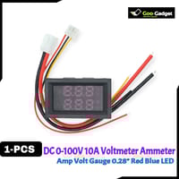 DC 0-100V 10A Dual Digital Voltmeter Ampere Meter LED Display_img_0