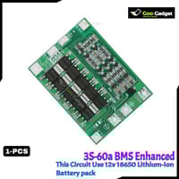 3S 60A BMS Enhanced Version Li-Ion Lithium Battery Charger Protection Board S0326_img_0