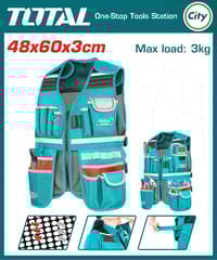 Tool Vest With 17 Pockets TOTAL TOOLS TTVT16025_img_0