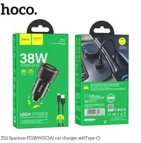 Hoco Z52 38W USB-C Port Car Charger Fast Charger_img_1