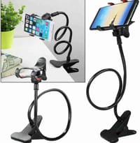 Flexible 360 Rotation Clip Mobile Cell Phone Holder Lazy Bed Desktop Bracket Mount Stand Phone Clip Holder_img_0