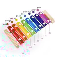 Kids Wooden Rainbow Xylophone – Musical Educational Toy_img_2