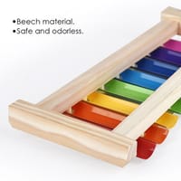 Kids Wooden Rainbow Xylophone – Musical Educational Toy_img_3