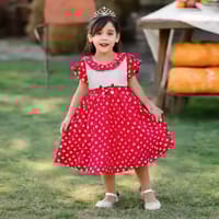 বাচ্চা মেয়েদের উন্নতমানের চায়না লিলেন কাপড়ের পোশাক_img_2