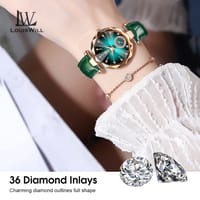 💥LouisWill Leather Strap Women's Fashion Watch_img_2