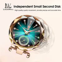 💥LouisWill Leather Strap Women's Fashion Watch_img_3