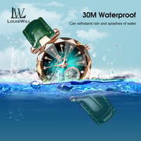 💥LouisWill Leather Strap Women's Fashion Watch_img_5