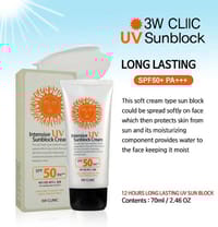 3W Clinic- Intensive UV Sunblock Cream (70ml)_img_1