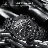 💥LouisWill Multi-function Waterproof Watch With Calendar_img_4