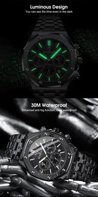 💥LouisWill Multi-function Waterproof Watch With Calendar_img_10
