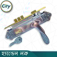 উচ্চ সুরক্ষা স্ট্যান্ডার্ড সাইজের হ্যান্ডেল লক প্রধান দরজার জন্য লক অ্যান্টিক রঙের দরজার লক Door Lock_img_1