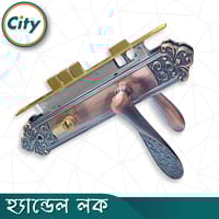 উচ্চ সুরক্ষা স্ট্যান্ডার্ড সাইজের হ্যান্ডেল লক প্রধান দরজার জন্য লক অ্যান্টিক রঙের দরজার লক Door Lock_img_2