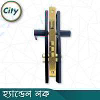 উচ্চ সুরক্ষা স্ট্যান্ডার্ড সাইজের হ্যান্ডেল লক প্রধান দরজার জন্য লক কালো রঙের দরজার লক Door Lock_img_4
