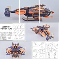 Scorpion Gunship Avatar - 3D Wooden DIY Model_img_2
