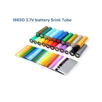 18650 Battery Sleeve Heat Shrink Shrinkable Tube Insulated Multicolor Battery Skin PVC FilmTape Protector Cover Pipe_img_0