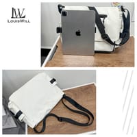 💥LouisWill Crossbody Bag Large Capacity Shoulder Bag Waterproof Anti-Thief Sling Bag Street Shoulder Bag_img_3