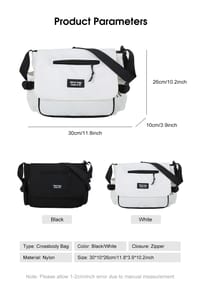💥LouisWill Crossbody Bag Large Capacity Shoulder Bag Waterproof Anti-Thief Sling Bag Street Shoulder Bag_img_7
