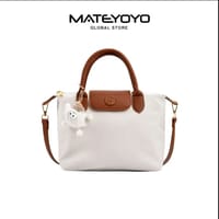 💥MATEYOYO Women Handbag Korean Sling Bag Ins Fashion Shoulder Bag Dual Use Leisure Style Casual Summer Hand Bag Messenger Bag Women Beach Bag Oxford Bag_img_0