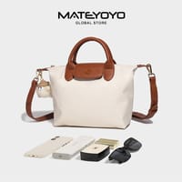 💥MATEYOYO Women Handbag Korean Sling Bag Ins Fashion Shoulder Bag Dual Use Leisure Style Casual Summer Hand Bag Messenger Bag Women Beach Bag Oxford Bag_img_1