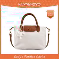 💥MATEYOYO Women Handbag Korean Sling Bag Ins Fashion Shoulder Bag Dual Use Leisure Style Casual Summer Hand Bag Messenger Bag Women Beach Bag Oxford Bag_img_4