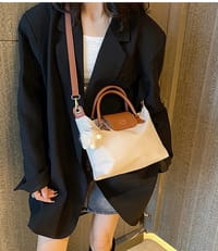 💥MATEYOYO Women Handbag Korean Sling Bag Ins Fashion Shoulder Bag Dual Use Leisure Style Casual Summer Hand Bag Messenger Bag Women Beach Bag Oxford Bag_img_7