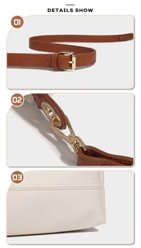 💥MATEYOYO Women Handbag Korean Sling Bag Ins Fashion Shoulder Bag Dual Use Leisure Style Casual Summer Hand Bag Messenger Bag Women Beach Bag Oxford Bag_img_10