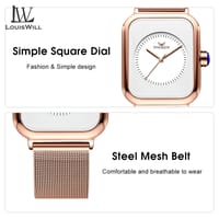 💥LouisWill Korean Style  Waterproof Fashion Watch_img_4