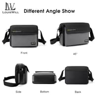 💥LouisWill Crossbody Bag Large Capacity Shoulder Bag Waterproof Anti-Thief Sling Bag Street Shoulder Bag_img_2
