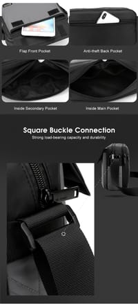 💥LouisWill Crossbody Bag Large Capacity Shoulder Bag Waterproof Anti-Thief Sling Bag Street Shoulder Bag_img_14