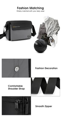 💥LouisWill Crossbody Bag Large Capacity Shoulder Bag Waterproof Anti-Thief Sling Bag Street Shoulder Bag_img_15