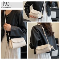 💥LouisWill Women Shoulder Bag Ladies Fashion PU Crossbody Bag Underarm Bag_img_3