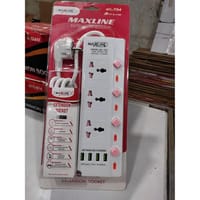 MaxLine ML-704, 4 Port USB, 7 Outlets Multiplug Charger_img_1