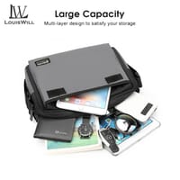 💥LouisWill Crossbody Bag Large Capacity Shoulder Bag Waterproof Anti-Thief Sling Bag Street Shoulder Bag_img_4