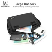 💥LouisWill Crossbody Bag Large Capacity Shoulder Bag Waterproof Anti-Thief Sling Bag Street Shoulder Bag_img_5